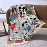 Personalized Name Disney Mickey Halloween Blanket, Custom Name Mickey Blanket - Image 3