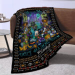 Personalized Name Disney Mickey Halloween Blanket, Custom Name Mickey Blanket - Image 3