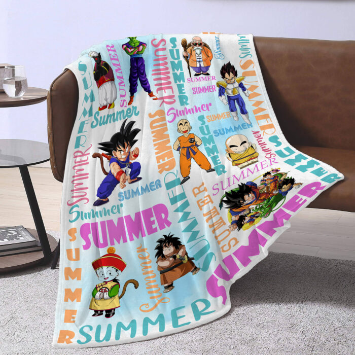 Personalized Name Dragon Ball Blanket, Custom Name Goku Blanket - Image 2
