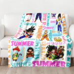 Personalized Name Dragon Ball Blanket, Custom Name Goku Blanket - Image 4