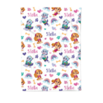 Personalized Paw Patrol Blanket, Paw Patrol Custom Name Blanket, Baby Shower Blanket - Image 3