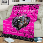 Custom Name Jack And Skellington Halloween Blanket, Halloween Movies Blanket - Image 2