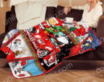 Personalized Snoopy Christmas Blanket, The Peanuts Custom Name Snoopy Blanket, Baby Shower Blanket - Image 3
