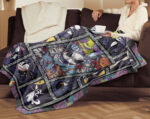 Personalized The Nightmare Before Christmas blanket, Custom Name Jack Skelington Blanket, Baby Shower Blanket - Image 4