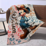 Personalized Mickey Mouse Blanket, Disney Blanket, Custom Blanket, Birthday Gifts, Custom Name Blanket - Image 2