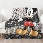 Personalized Mickey Mouse Blanket, Disney Blanket, Custom Blanket, Birthday Gifts, Custom Name Blanket - Image 3
