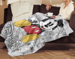 Personalized Mickey Mouse Blanket, Disney Blanket, Custom Blanket, Birthday Gifts, Custom Name Blanket - Image 4