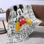 Personalized Mickey Mouse Blanket, Disney Blanket, Custom Blanket, Birthday Gifts, Custom Name Blanket - Image 3