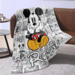 Personalized Mickey Mouse Blanket, Disney Blanket, Custom Blanket, Birthday Gifts, Custom Name Blanket - Image 2