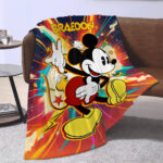 Personalized Mickey Mouse Blanket, Disney Blanket, Custom Blanket, Birthday Gifts, Custom Name Blanket - Image 4