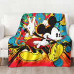 Personalized Mickey Mouse Blanket, Disney Blanket, Custom Blanket, Birthday Gifts, Custom Name Blanket - Image 2