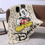 Personalized Mickey Mouse Blanket, Disney Blanket, Custom Blanket, Birthday Gifts, Custom Name Blanket - Image 3
