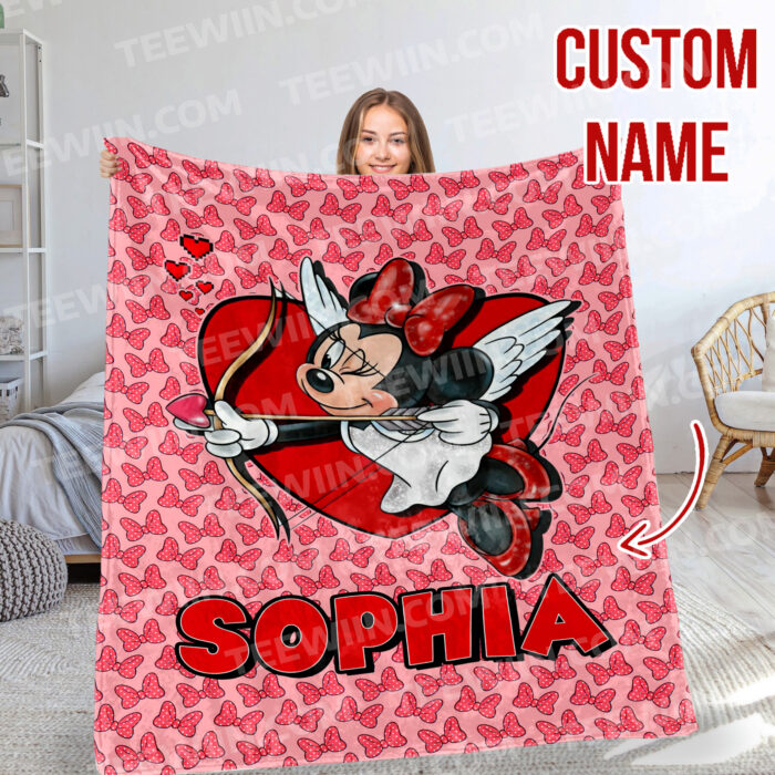 Personalized Mickey Mouse Blanket, Disney Blanket, Custom Blanket, Birthday Gifts, Custom Name Blanket - Image 4