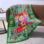 Personalized Cocomelon Blanket, Custom name Cocomelon Blanket, Baby Blanket - Image 2