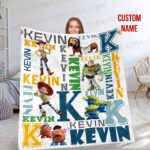 Personalized Disneyland Toy Story Blanket, Custom Name Disneyland Blanket, Toy Story Characters , Toy Story Birthday, To Infinity & Beyond - Image 5