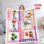 Personalized Disneyland Toy Story Blanket, Custom Name Disneyland Blanket, Toy Story Characters , Toy Story Birthday, To Infinity & Beyond - Image 7