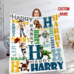 Personalized Disneyland Toy Story Blanket, Custom Name Disneyland Blanket, Toy Story Characters , Toy Story Birthday, To Infinity & Beyond - Image 9