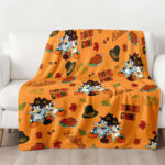 Funny Bluey Dancing Thanksgiving, Bluey Blanket, Custom Bluey Blanket, Bedroom Decor, Sofa Blanket - Image 7