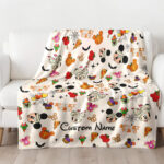 Personalized Mickey and Friends Mummy Pumpkin Spooky Vibes Disney Halloween Blanket, Mickey's Not So Scary Halloween Party 2024 Home Decor - Image 2