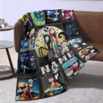 Personalized Nightmare Before Christmas Flannel Throw Blanket, Jack Skellington Halloween Blanket, Home Decor - Image 3