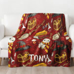 Personalized Gothic Magic Divination Flannel Throw Blanke, Harry Potter Christmas Blanket, Personalized Blanket for Toddlers, Gifts for Kids - Image 2