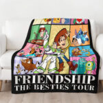 Personalized Disneyland Eras Tour Blanket, Friendship Toy Story Tour Blanket, WDW Disneyworld Best Friends Quilt - Image 2