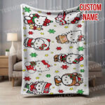 Personalized Hello Kitty Christmas Blanket, I Want Candy Fleece Blanket, Hello Kitty Custom Name Blanket - Image 9