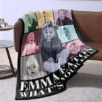 Personalized Baby Eras Tour Poster, Custom Picture & Name Blanket, Personalize Eras Blanket, Custom Era Tour Printable, Birthday Gift - Image 3