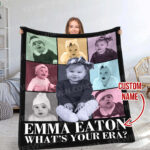 Personalized Baby Eras Tour Poster, Custom Picture & Name Blanket, Personalize Eras Blanket, Custom Era Tour Printable, Birthday Gift