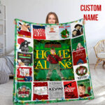 Retro 90s Christmas Movie Blanket, Home Alone Blanket, All The Home Alone, Macaulay Culkin, Xmas Blanket, McCallister Home Security Blanket