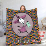 Personalized Disney The Nightmare Before Christmas Blanket, Custom Name Jack Skellington Sally Blanket, WDW Disneyland Oogie Boogie Birthday - Image 7