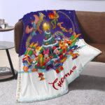 Personalized Mickey & Minnie Mouse & Friends Blanket, Disney Blanket, Xmas Blanket - Image 3