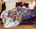 Personalized Mickey & Minnie Mouse & Friends Blanket, Disney Blanket, Xmas Blanket - Image 4