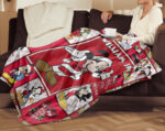 Personalized Christmas Mickey Mouse Throw Blanket Flannel Fleece Bedding Blankets, Disney Ultra Soft for Bed Couch Chair Fit Kids and Adults - Image 3
