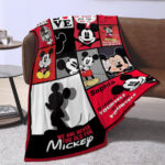 Personalized Mickey Mouse Mickey Lover Disney Fan Quilt Blanket, Blanket Home Decor Gift - Image 3