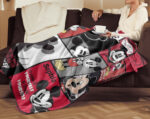 Personalized Mickey Mouse Mickey Lover Disney Fan Quilt Blanket, Blanket Home Decor Gift - Image 4
