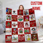 Personalized Mickey Mouse Mickey Lover Disney Fan Quilt Blanket, Blanket Home Decor Gift