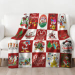 Personalized Mickey Mouse Mickey Lover Disney Fan Quilt Blanket, Blanket Home Decor Gift - Image 2