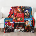 Retro 90s Christmas Movie Blanket, Home Alone Blanket, All The Home Alone, Macaulay Culkin, Xmas Blanket - Image 2