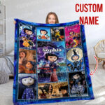 Personalized Coraline Throw Blanket, Custom Coraline Quilt Blanket, Coraline Blanket, Halloween Blanket, Coraline Blanket Gift For Baby