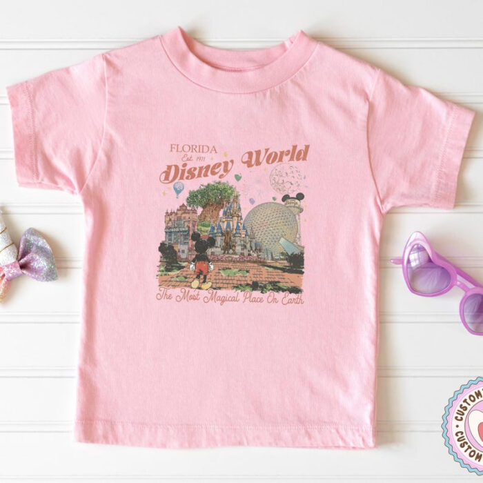 Vintage Mickey Disneyworld Comfort Colors Shirt, Retro Mickey And Friends Shirts, Walt Disneyworld Tee, Disney 2026 Trip Disney Vacation Tee - Image 9