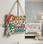 Custom Name Sign for Kids Room - Layered Wood Wall Art - Mickey, Stitch, Pooh, Star Wars Door Decor - Gift for Boys & Girls - Image 6