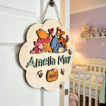 Custom Name Sign for Kids Room - Layered Wood Wall Art - Mickey, Stitch, Pooh, Star Wars Door Decor - Gift for Boys & Girls - Image 8