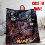 Personalized Anime Hand Woven Blanket Manga Tapestry, Pokemon Blanket, Custom Name Anime Blanket - Image 5