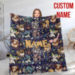 Personalized Anime Hand Woven Blanket Manga Tapestry, Pokemon Blanket, Custom Name Anime Blanket - Image 7