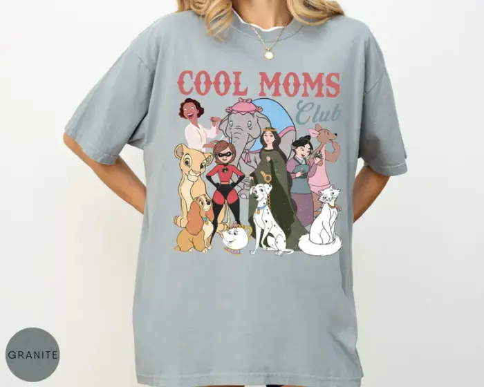 Comfort Colors® Retro Disney Cool Mom Clubs Shirt, Funny Mom Outfit, Disney Moms Shirt, Best Mom Ever Tee, Mothers Day Gifts - Image 5