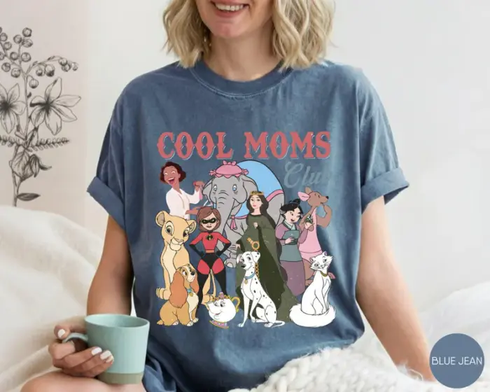 Comfort Colors® Retro Disney Cool Mom Clubs Shirt, Funny Mom Outfit, Disney Moms Shirt, Best Mom Ever Tee, Mothers Day Gifts - Image 6