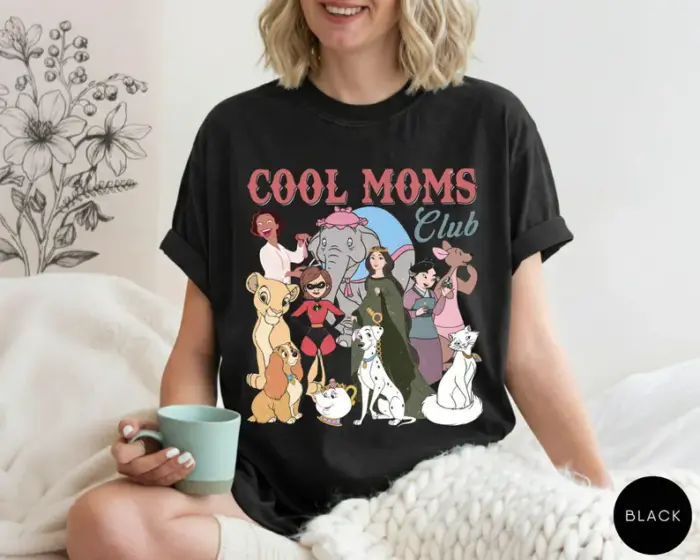 Comfort Colors® Retro Disney Cool Mom Clubs Shirt, Funny Mom Outfit, Disney Moms Shirt, Best Mom Ever Tee, Mothers Day Gifts - Image 8