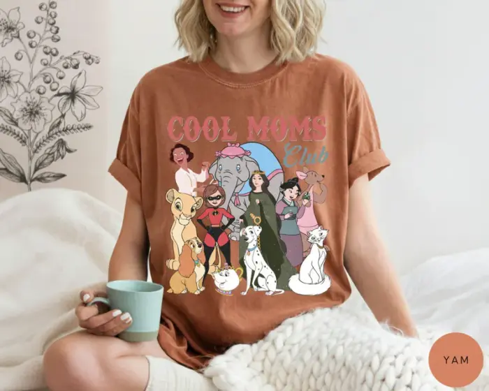 Comfort Colors® Retro Disney Cool Mom Clubs Shirt, Funny Mom Outfit, Disney Moms Shirt, Best Mom Ever Tee, Mothers Day Gifts - Image 9