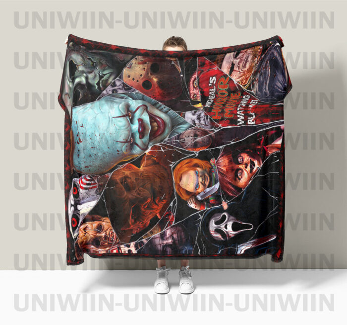 Personalized Horror Movie Watching Blanket - Image 3